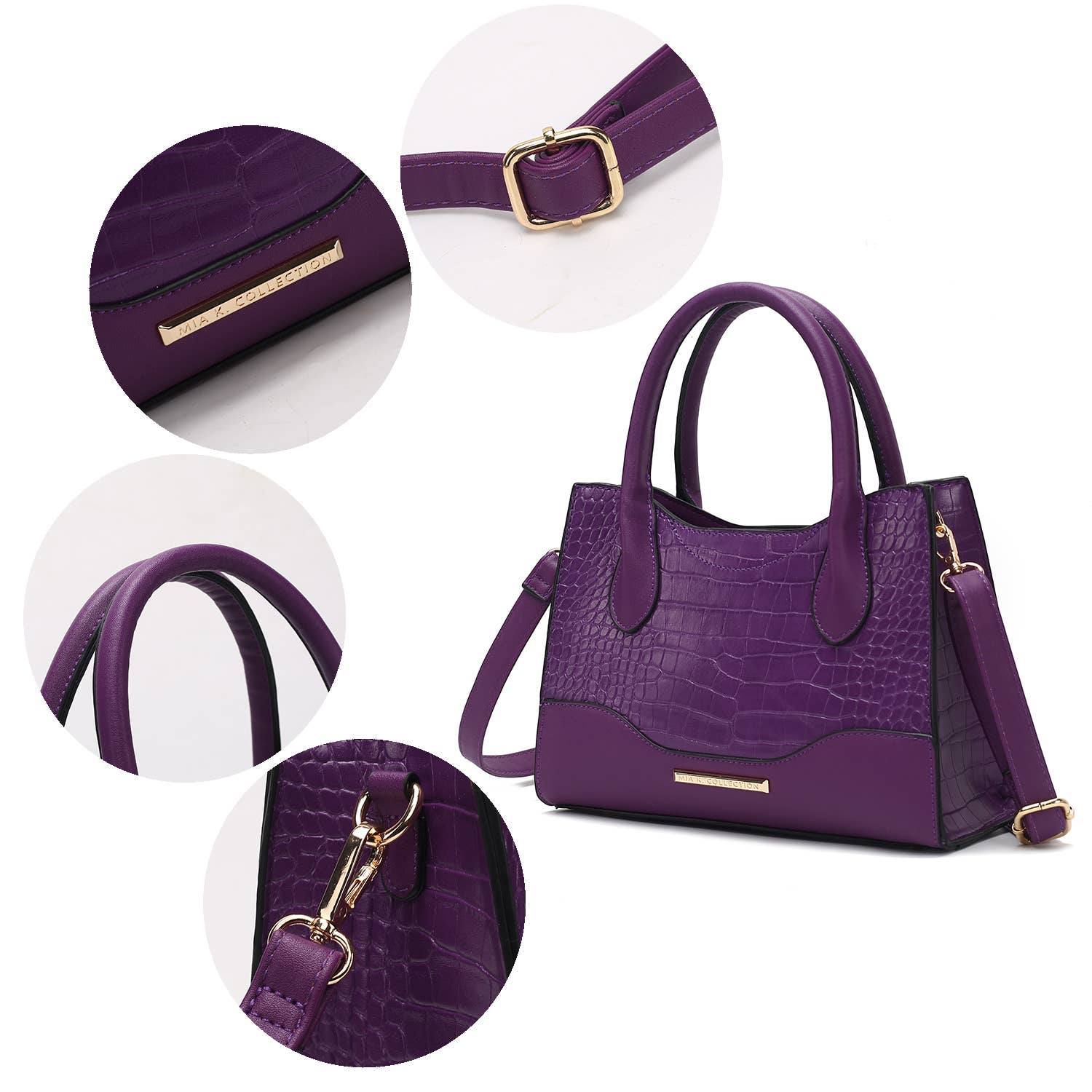 MKF Collection Gili Crocodile Embossed Tote Bag by Mia K