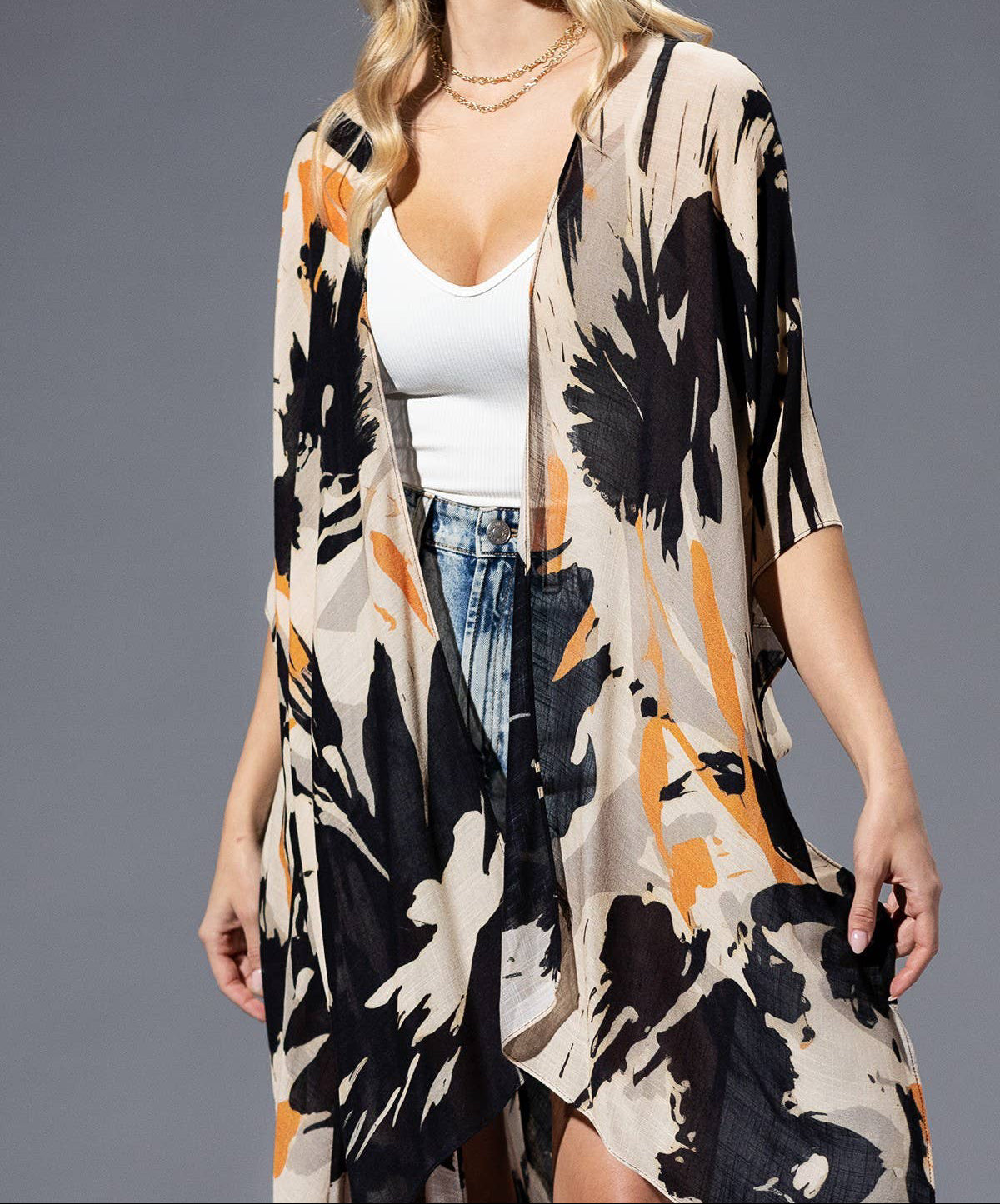Ember Viscose Kimono