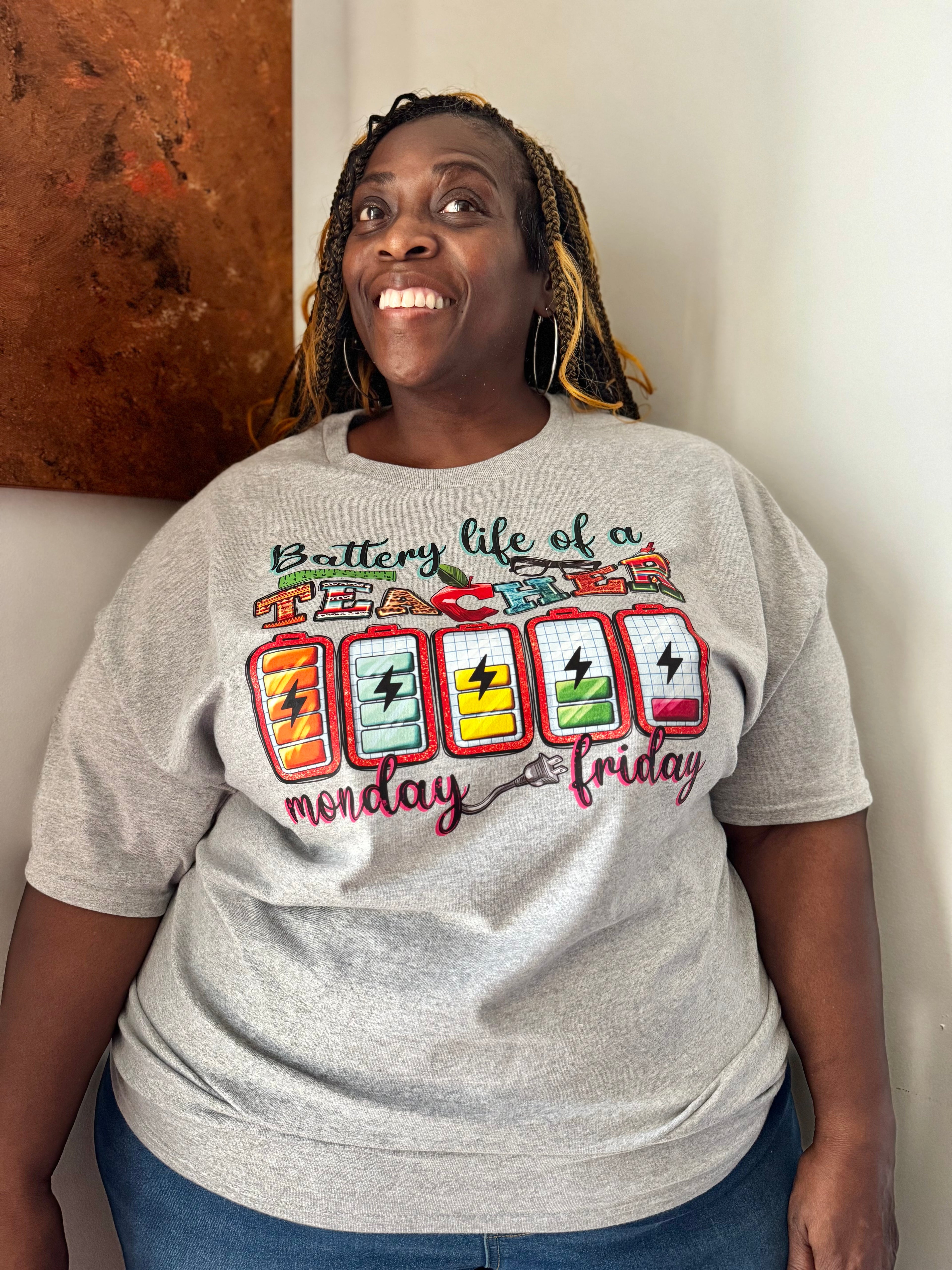 Teacher Battery Life T-Shirt