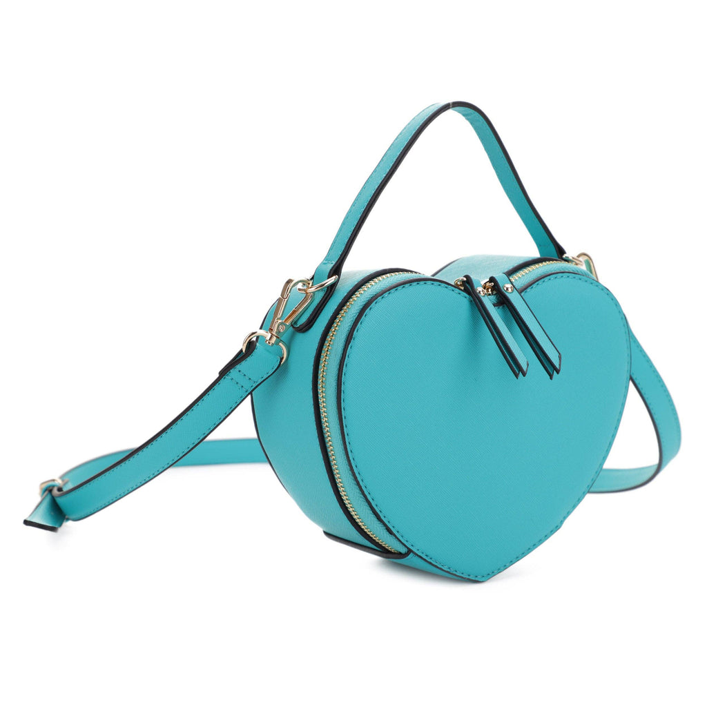 Elite Heart Crossbody: Teal