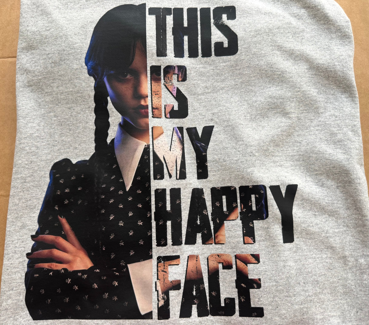Wednesday’s Happy Face Shirt