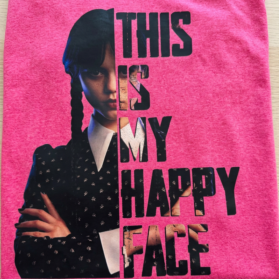 Wednesday’s Happy Face Shirt