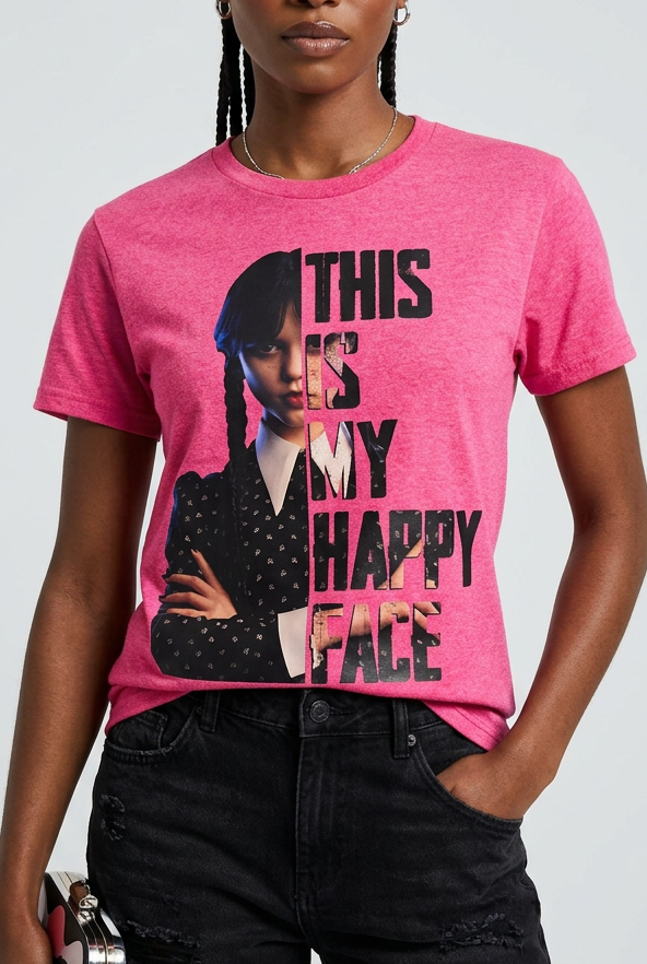 Wednesday’s Happy Face Shirt