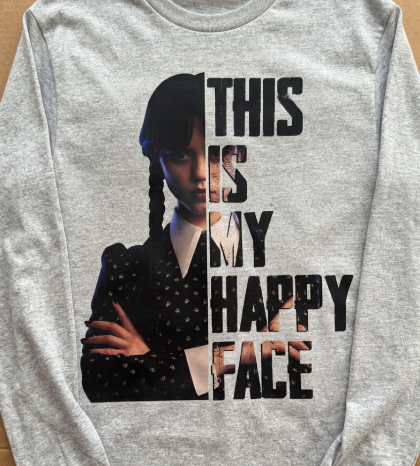 Wednesday’s Happy Face Shirt