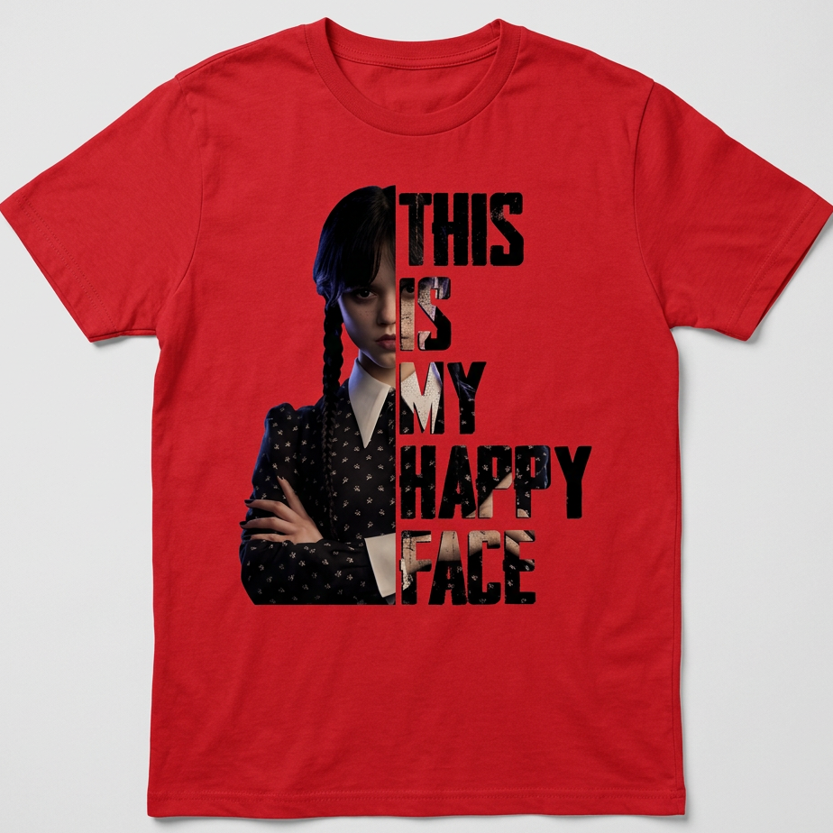 Wednesday’s Happy Face Shirt