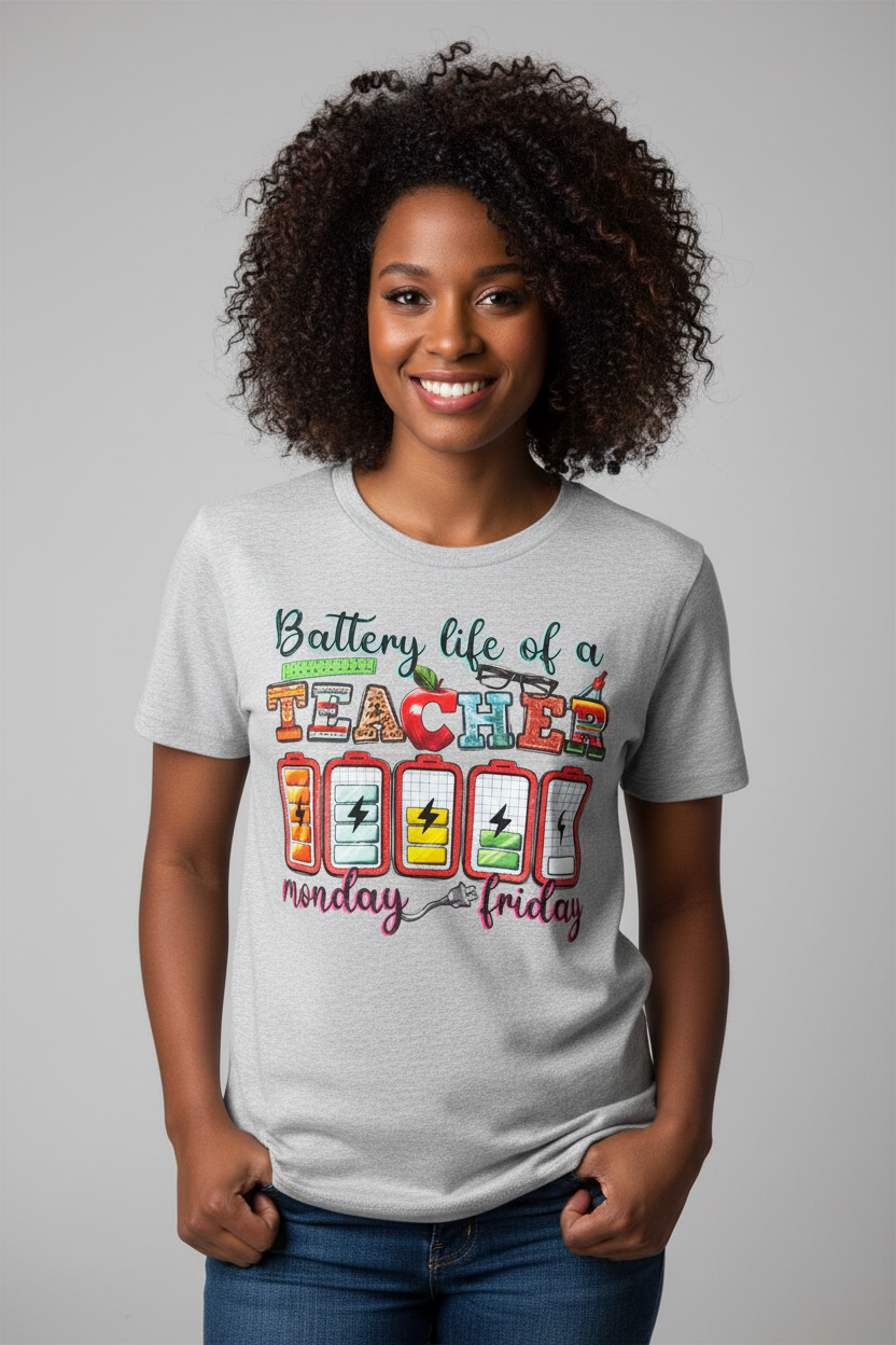 Teacher Battery Life T-Shirt