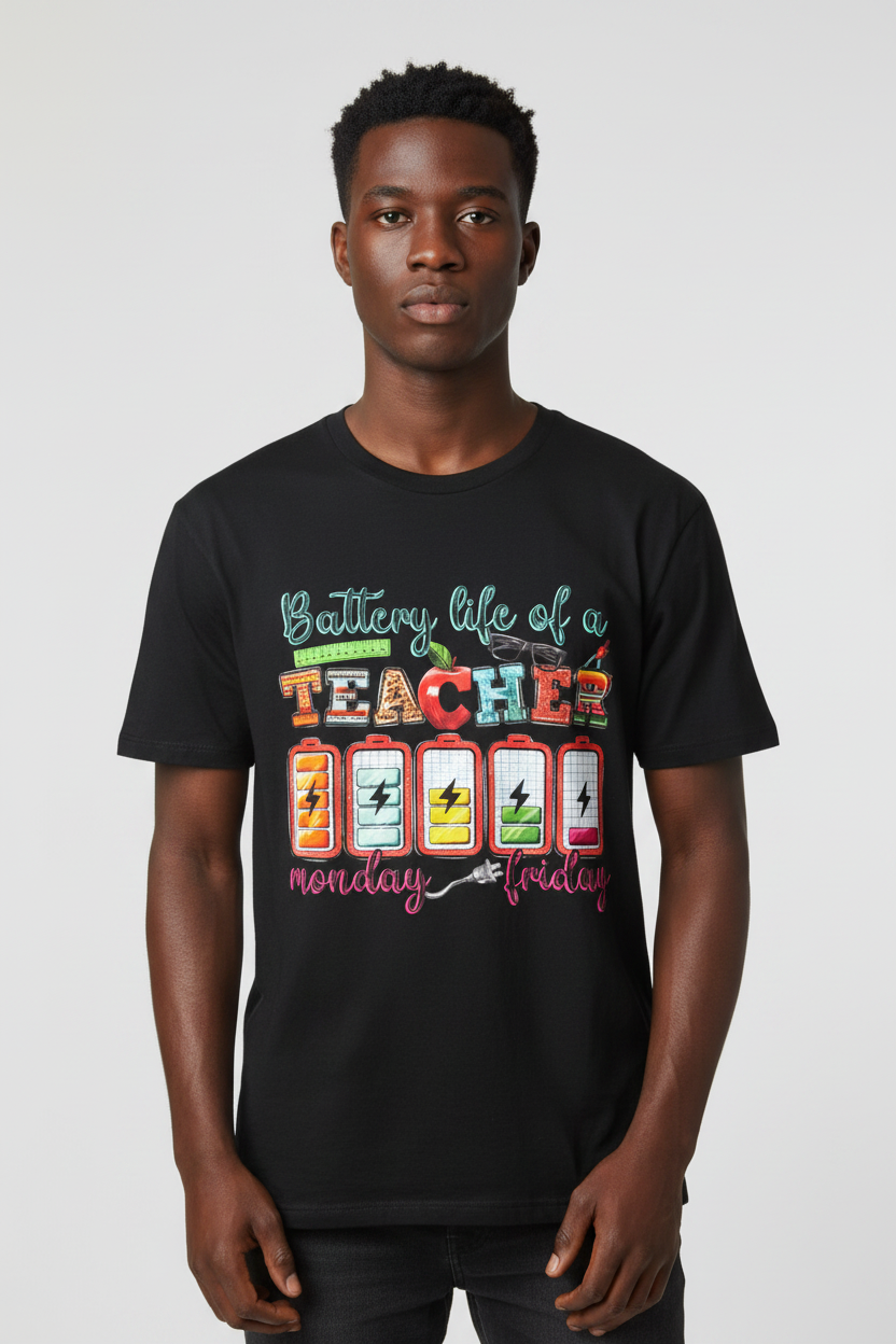 Teacher Battery Life T-Shirt