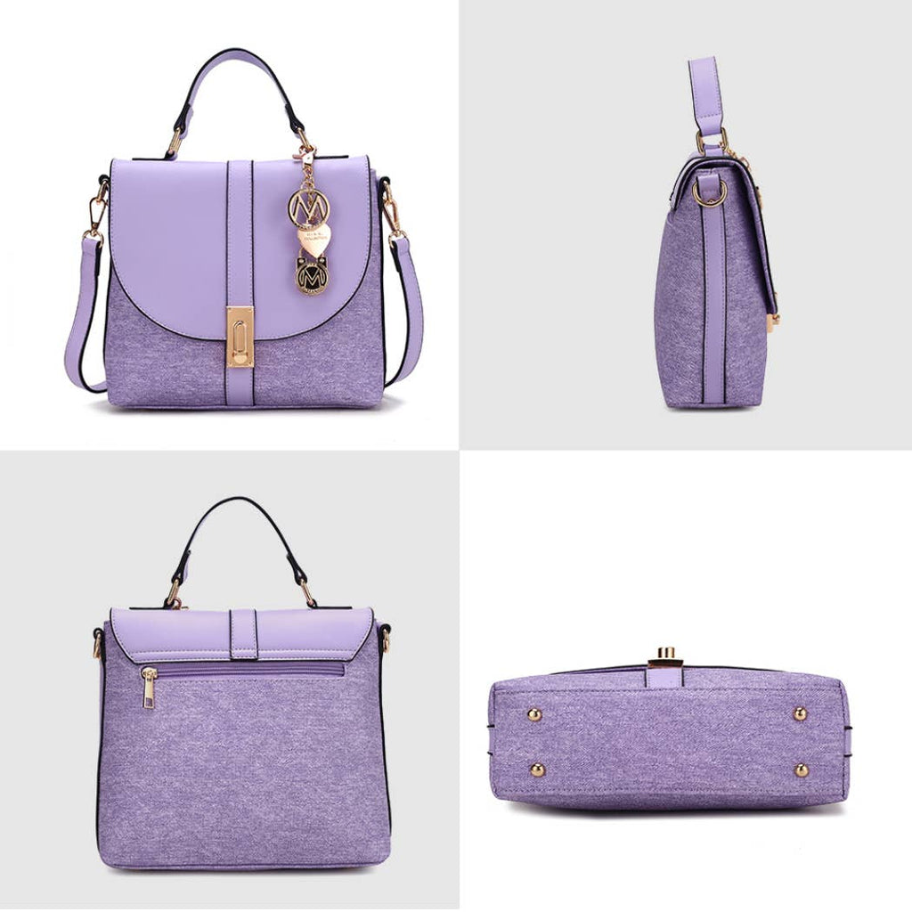 Maren Vegan Leather Women’s Shoulder Bag by Mia K