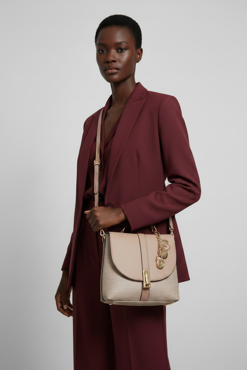 Maren Vegan Leather Women’s Shoulder Bag by Mia K