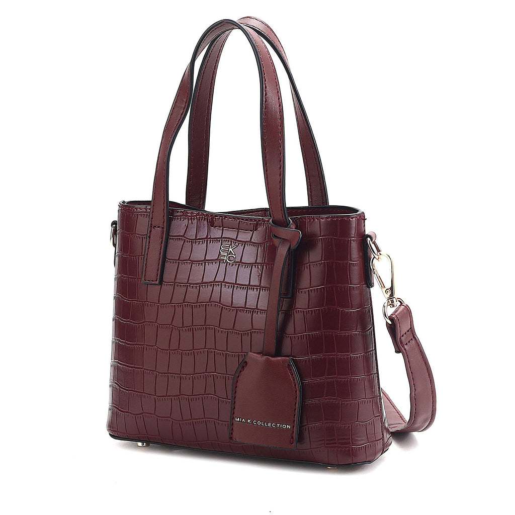 Royal Crown Tote: Burgundy