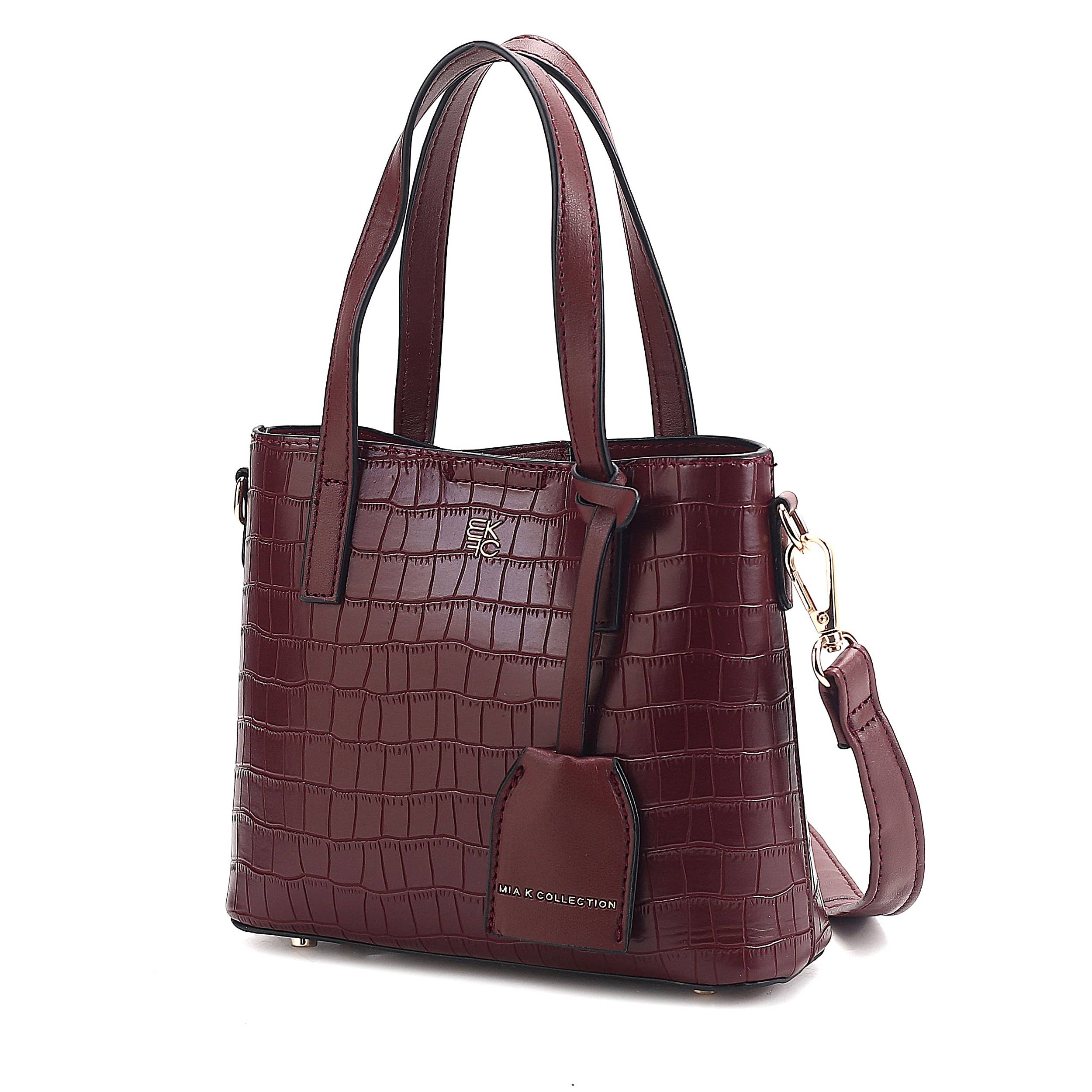 Royal Crown Tote: Burgundy