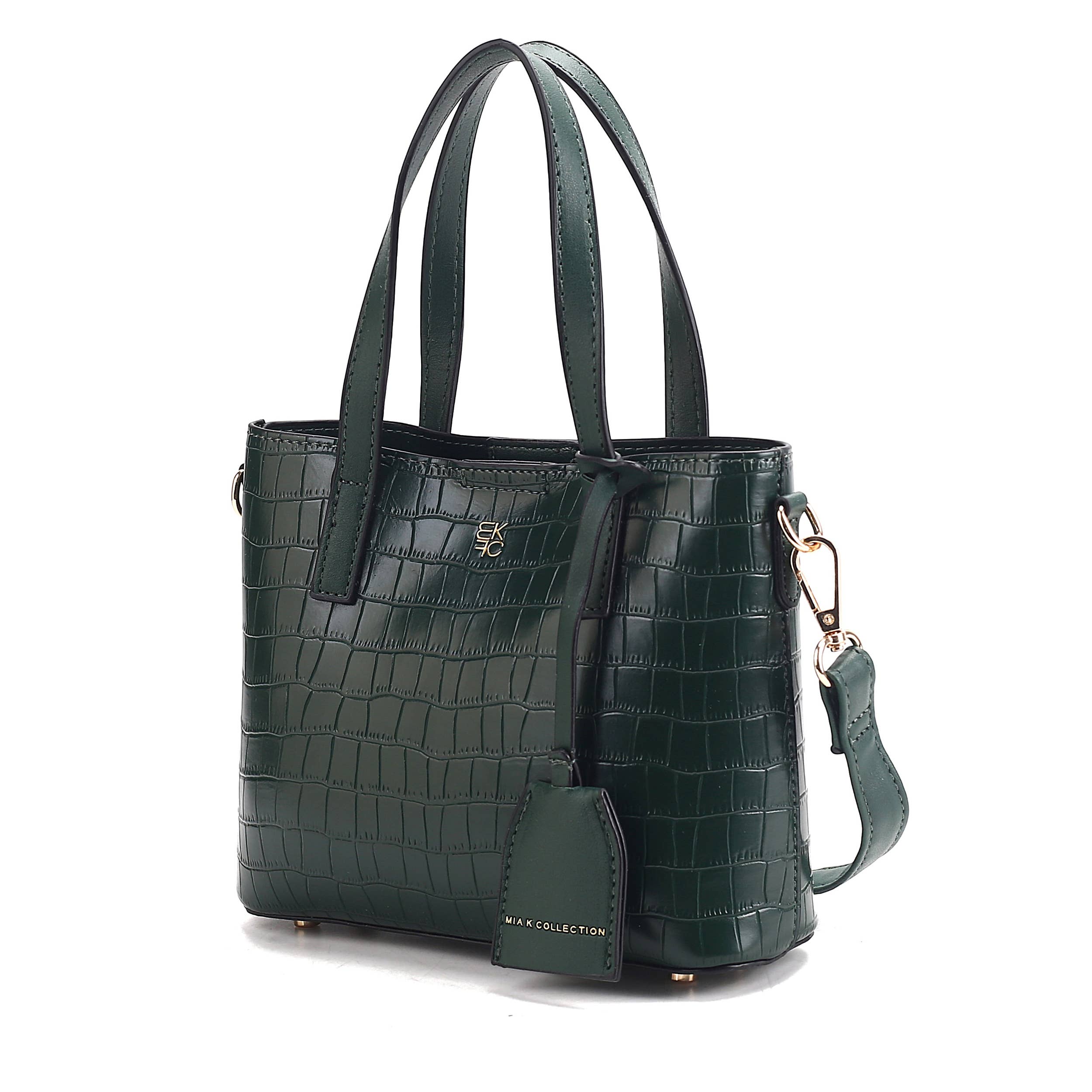 Royal Crown Tote: Dark Green
